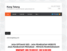 Tablet Screenshot of kangtatang.com